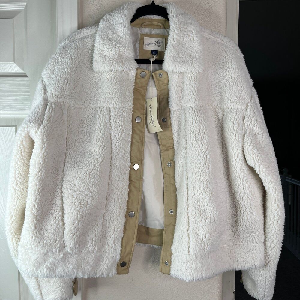 Universal Thread Women's Plus Button Winter Faux … - image 10